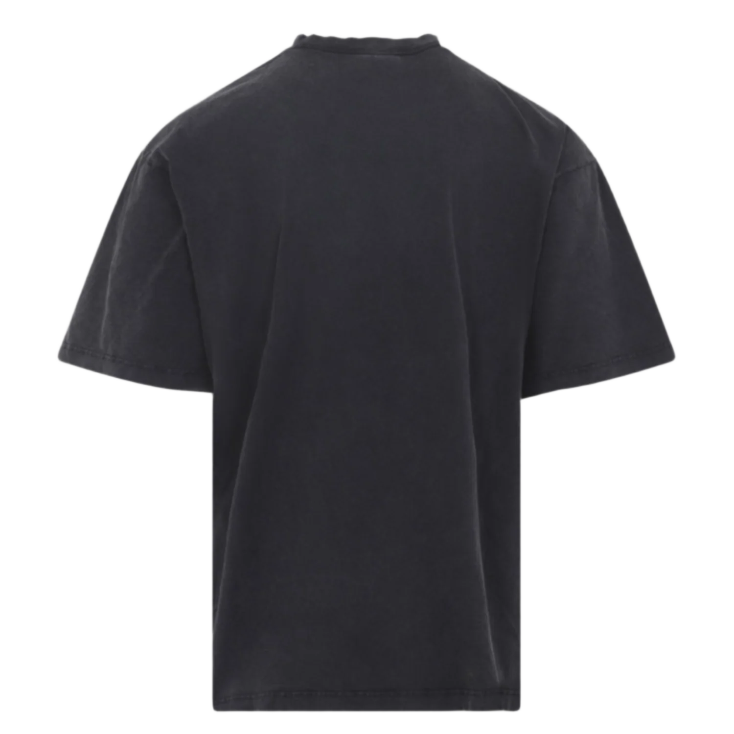 Balenciaga 'Crayon Loop' Washed Black Tee - Image 2