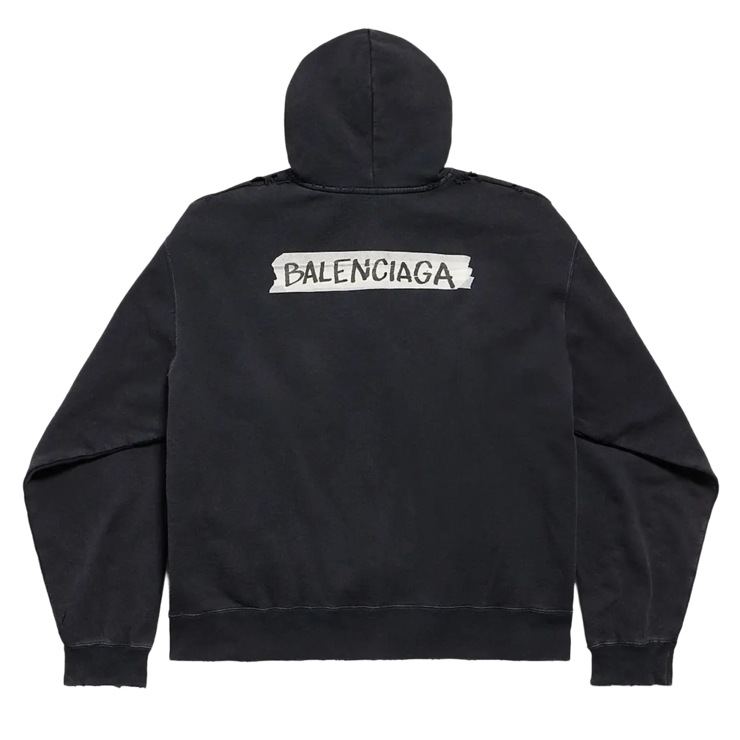 Balenciaga 'Masking Tape' Zip-up Hoodie - Image 2