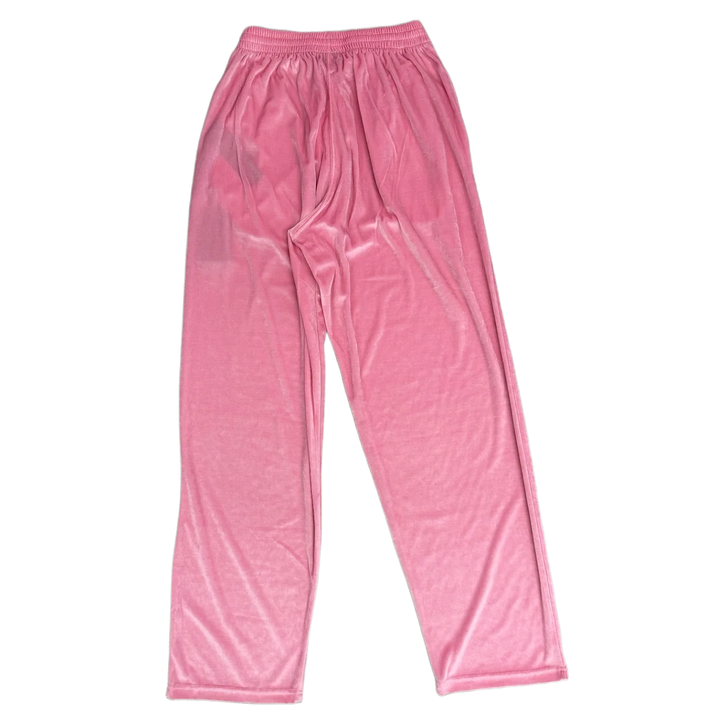 Balenciaga 'Pink' Velvet Track Pants - Image 2