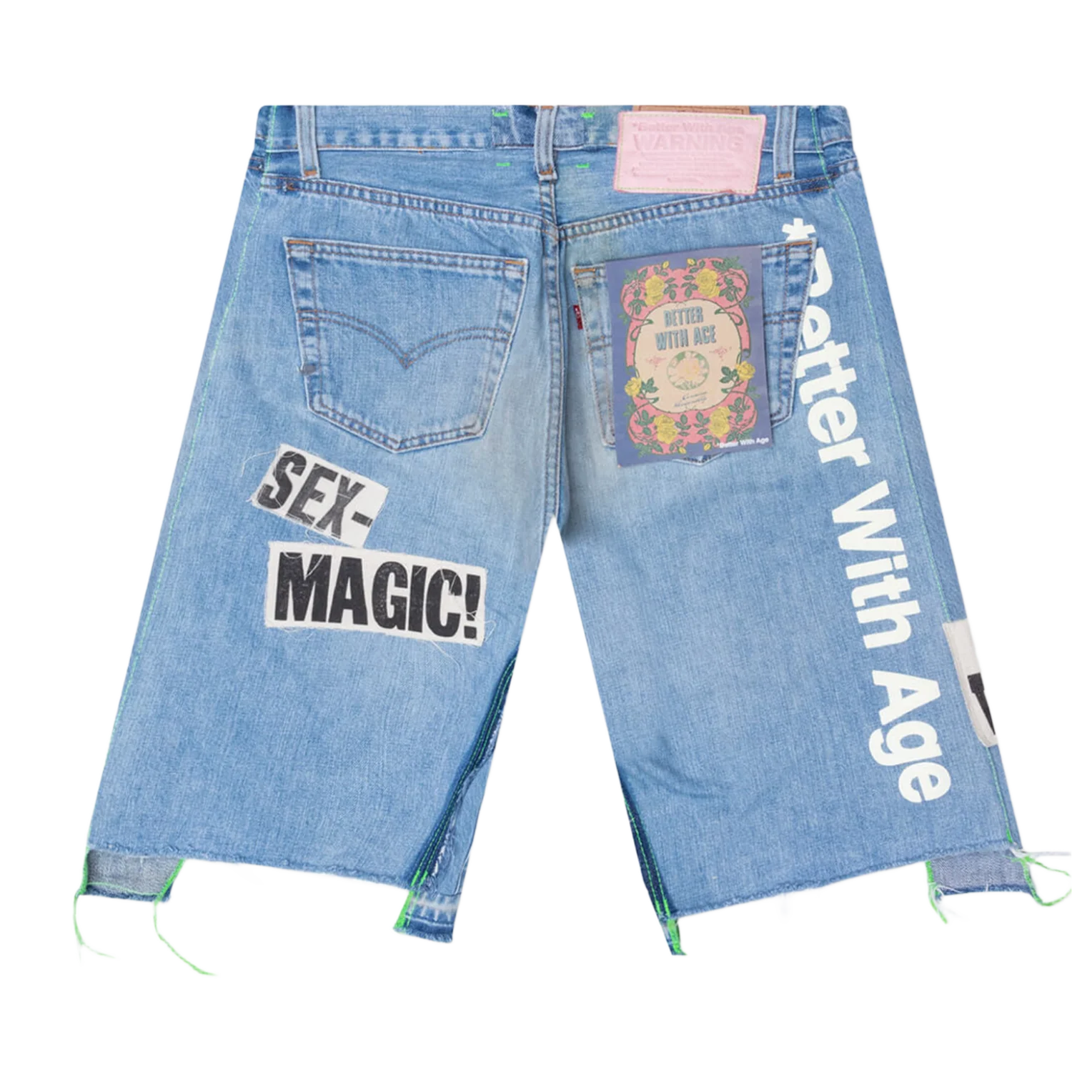 *Better With Age 'Expose' Denim Shorts - Image 2