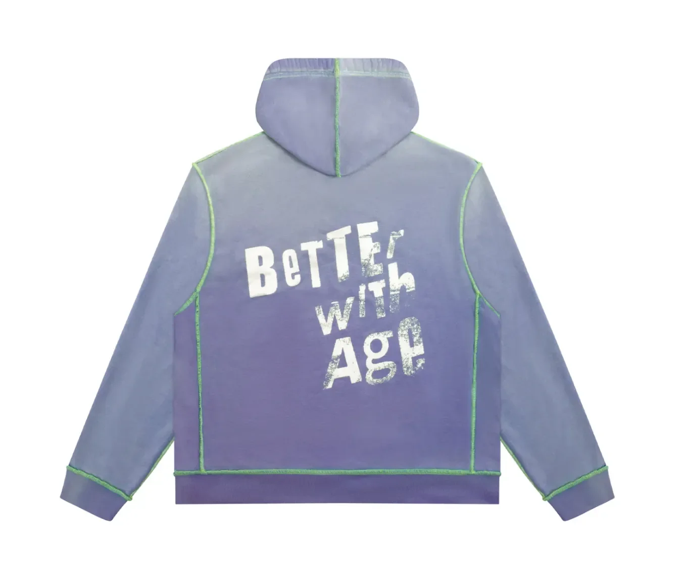 *Better With Age 'Flaming Passion' Vintage Plum Hoodie - Image 2