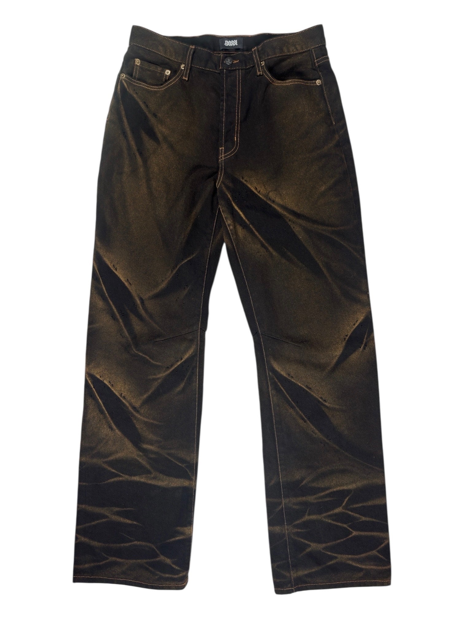 Bossi 'Dirty Wash' Black Jeans - Image 2