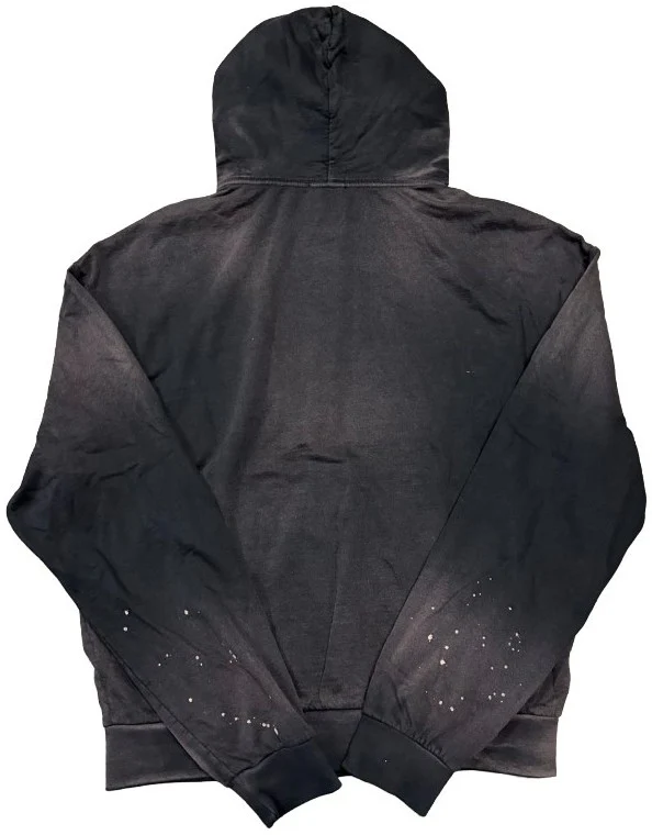 Bossi 'Green Spiderweb' Rhinestone Zip-Up Hoodie - Image 2