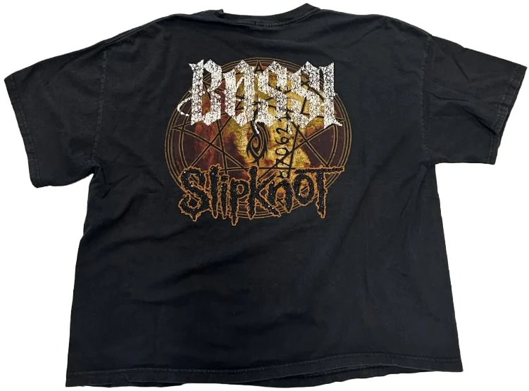 Bossi 'Slipknot Gridface' Rhinestone Vintage Tee - Image 2