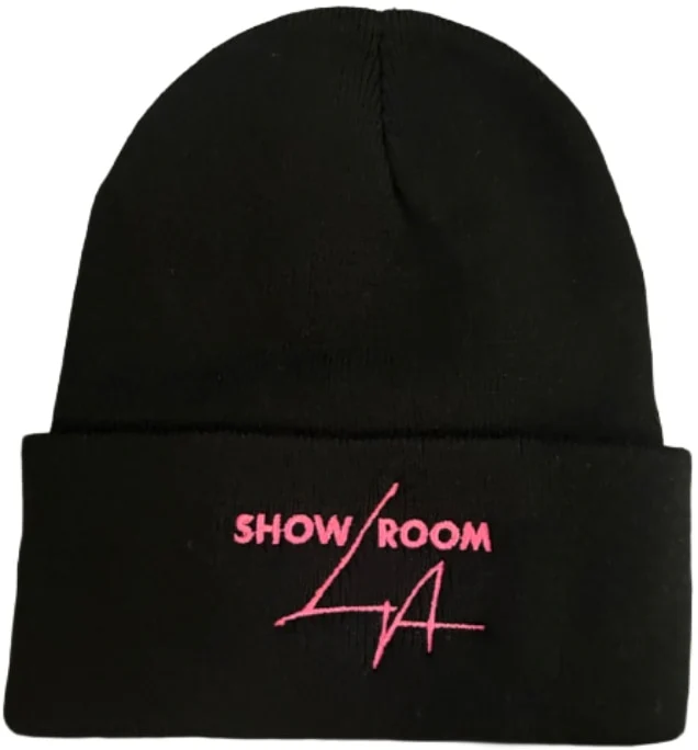 Bossi x SRLA 'Black/Pink' Beanie - Image 2