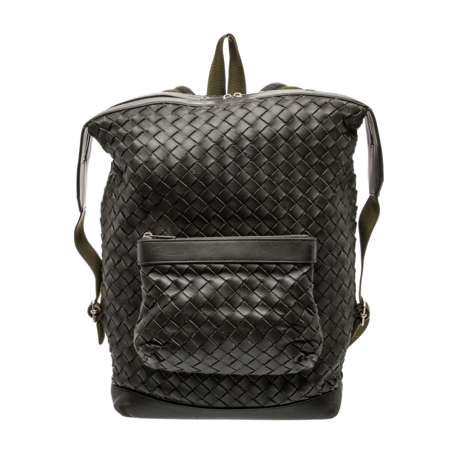 Bottega Veneta 'Olive' Intrecciato Backpack