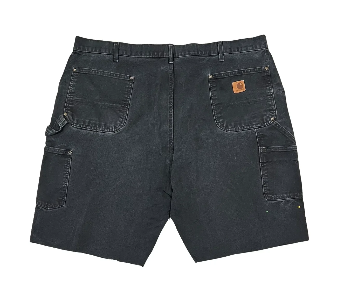 Carhartt 'Paint Splatter' Washed Black Shorts - Image 2
