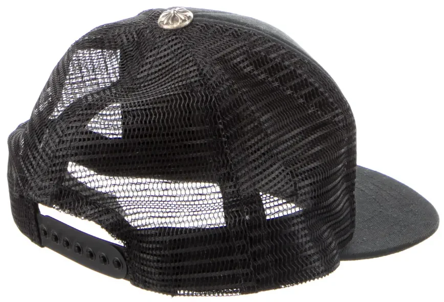 Chrome Hearts 'Aspen' Black Trucker Hat - Image 2