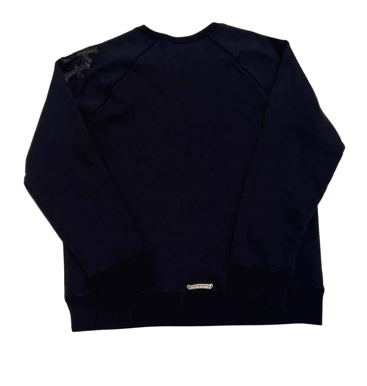 Chrome Hearts 'Black 3 Patch' Paper Jam Crewneck - Image 2