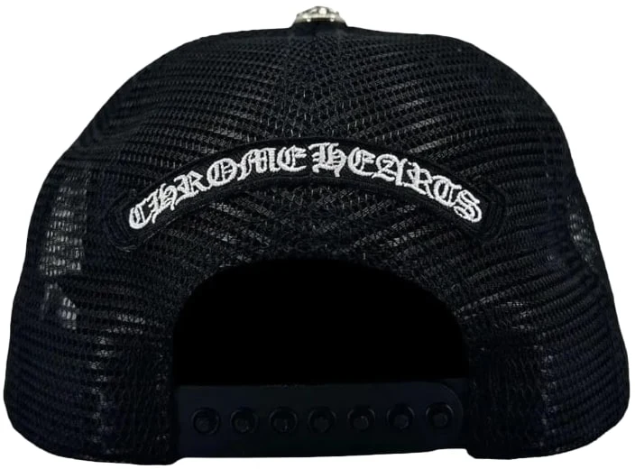 Chrome Hearts 'Black/Camo' Triple Cross Trucker Hat - Image 2