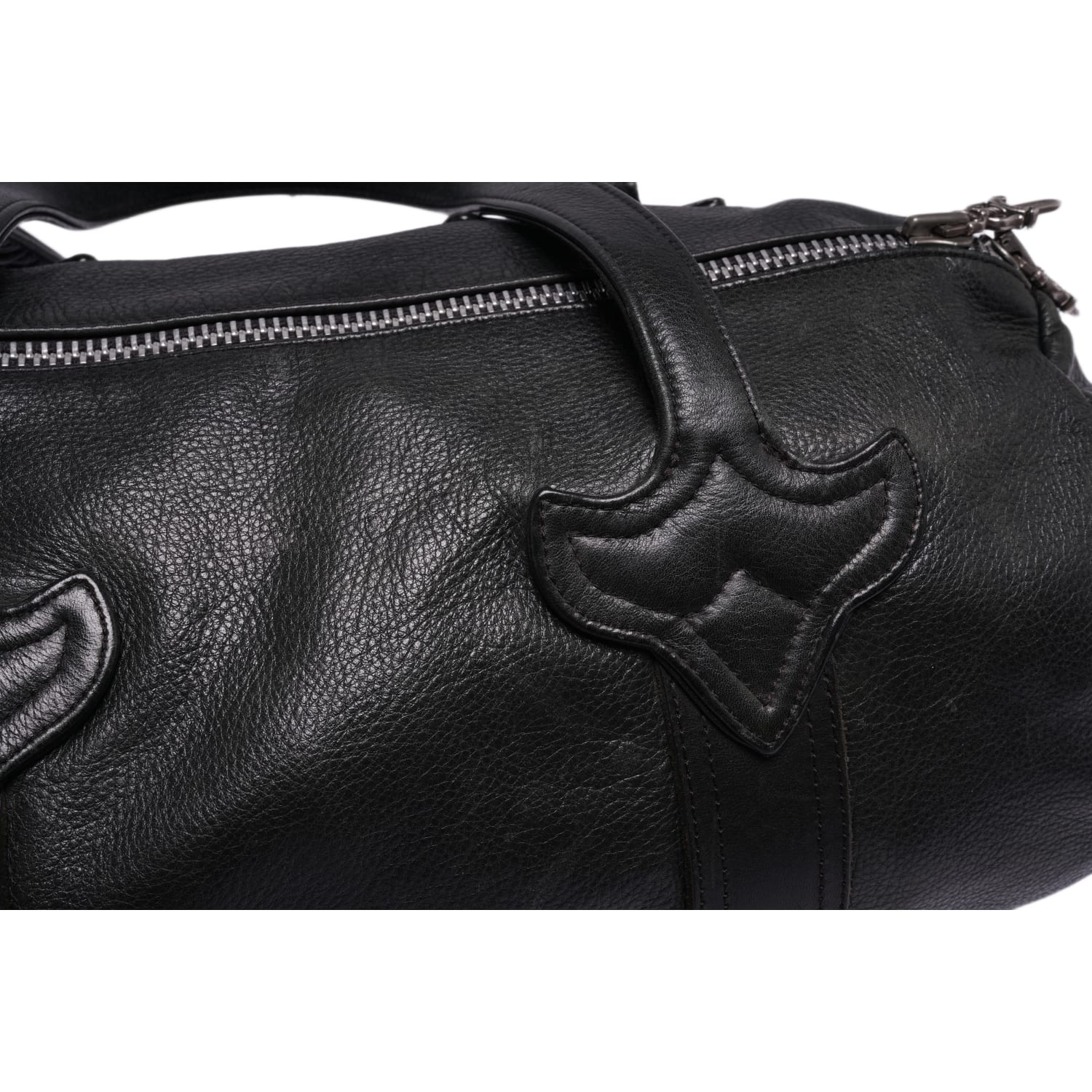 Chrome Hearts 'Black' Duffle Zip Bag - Image 8