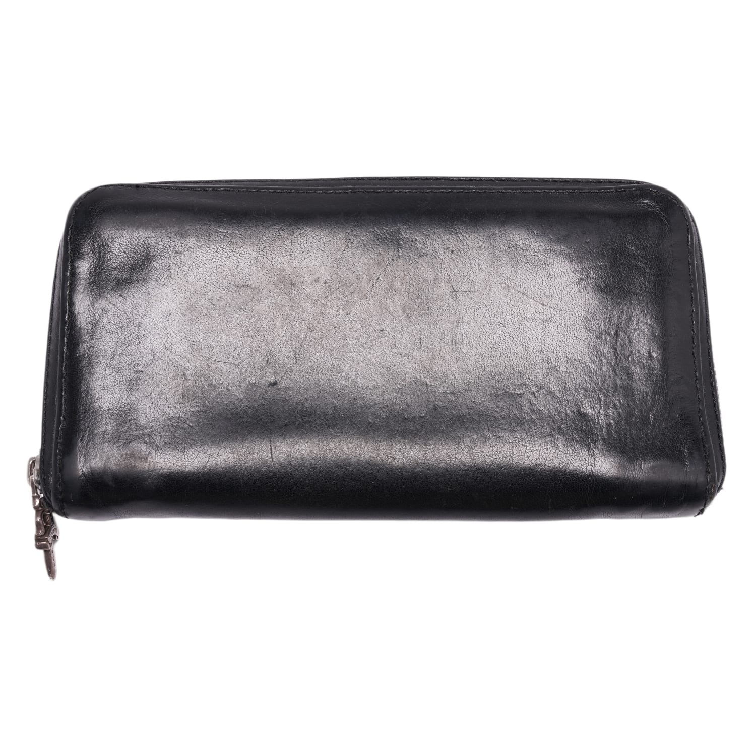 Chrome Hearts 'Black' Triple Cross Leather Wallet - Image 2
