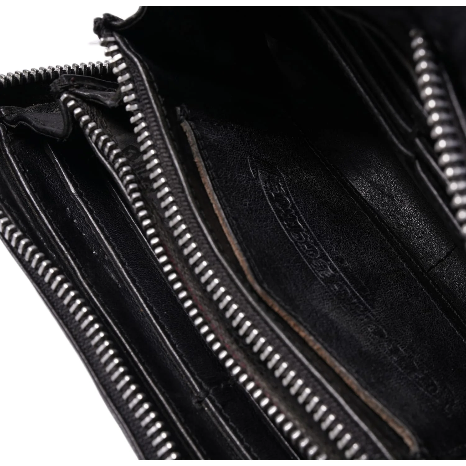 Chrome Hearts 'Black' Triple Cross Leather Wallet - Image 3