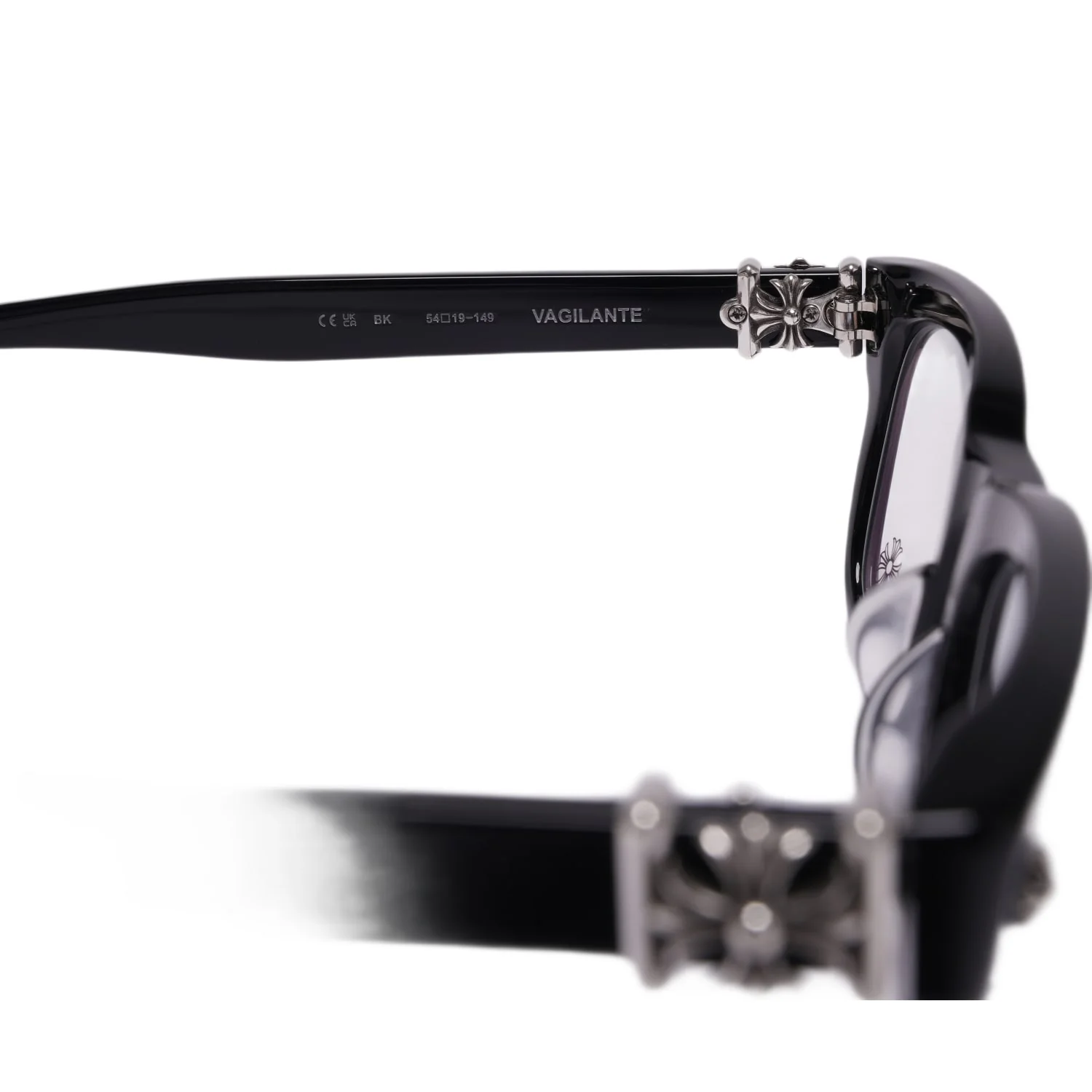 Chrome Hearts Black 'Vagilante' Glasses - Image 4