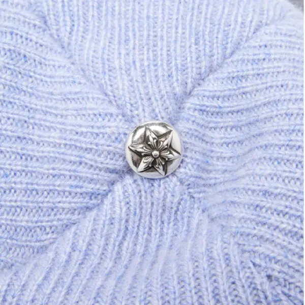 Chrome Hearts 'Blue' Big Daddy Cashmere Beanie - Image 2