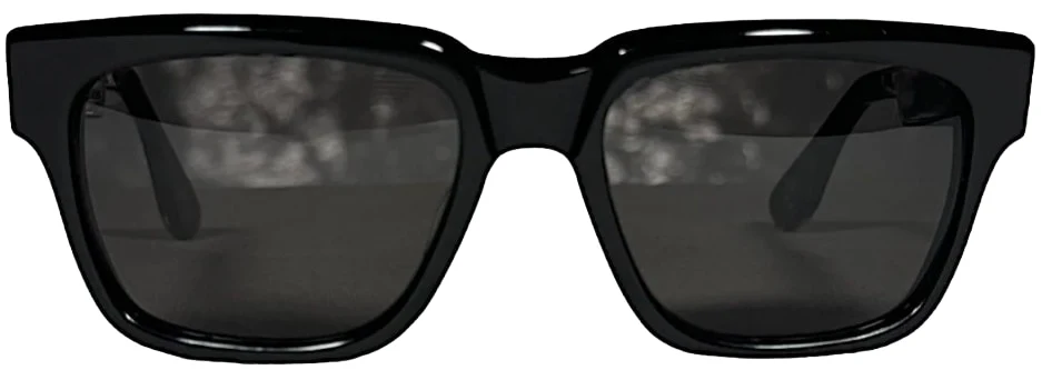 Chrome Hearts 'Box Officer' Black Sunglasses