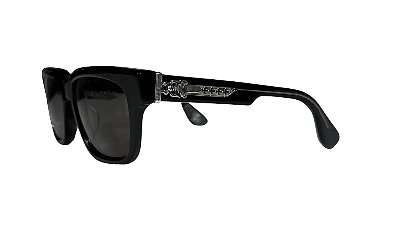 Chrome Hearts 'Box Officer' Black Sunglasses - Image 2