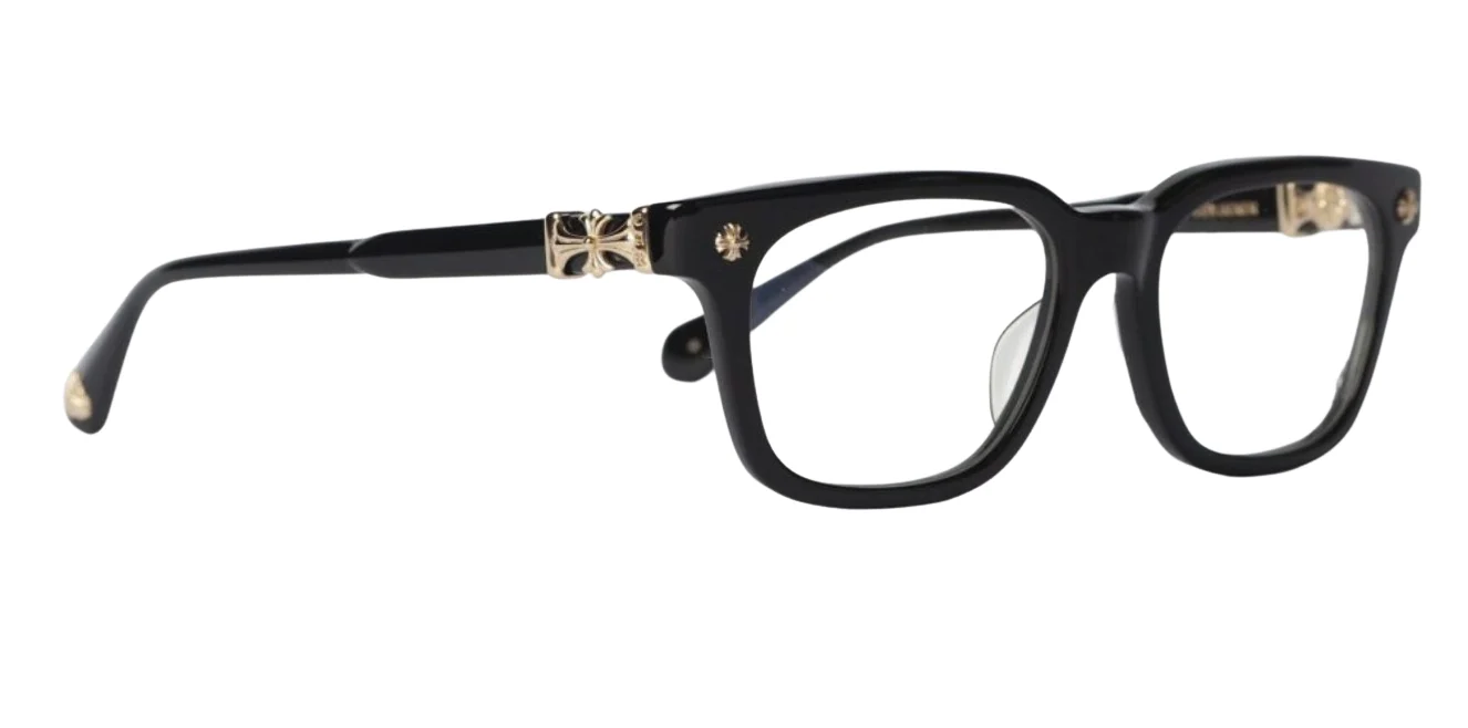 Chrome Hearts 'Cox Ucker' Black/Gold Glasses - Image 2