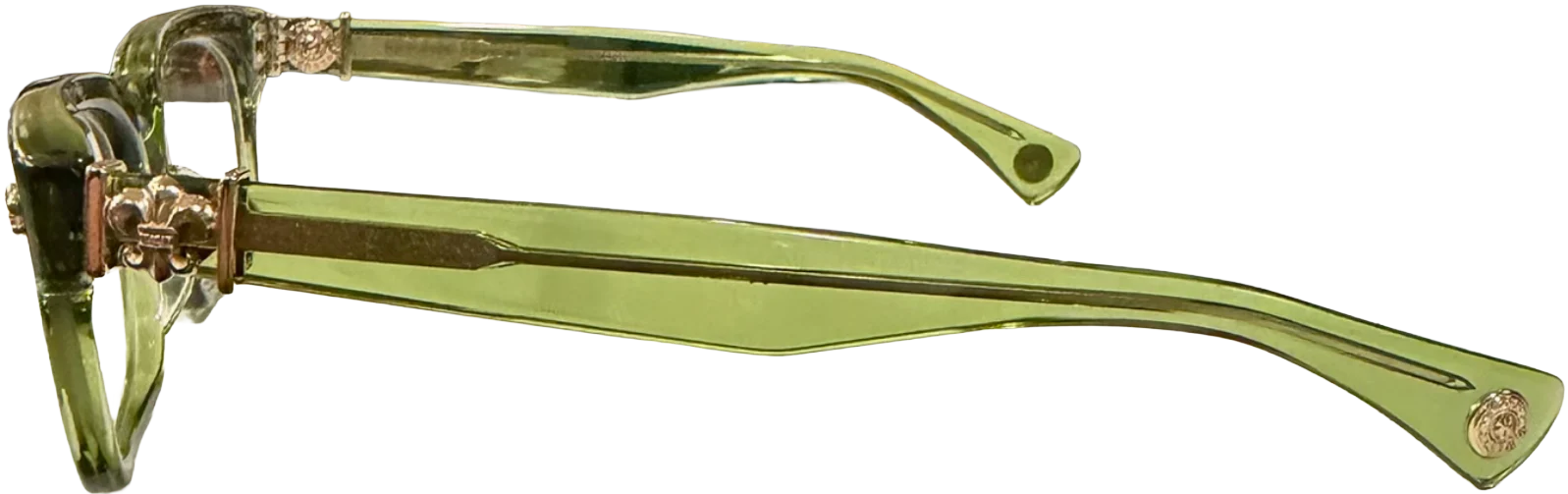 Chrome Hearts 'Gittin Any?' Emerald Green Glasses - Image 2