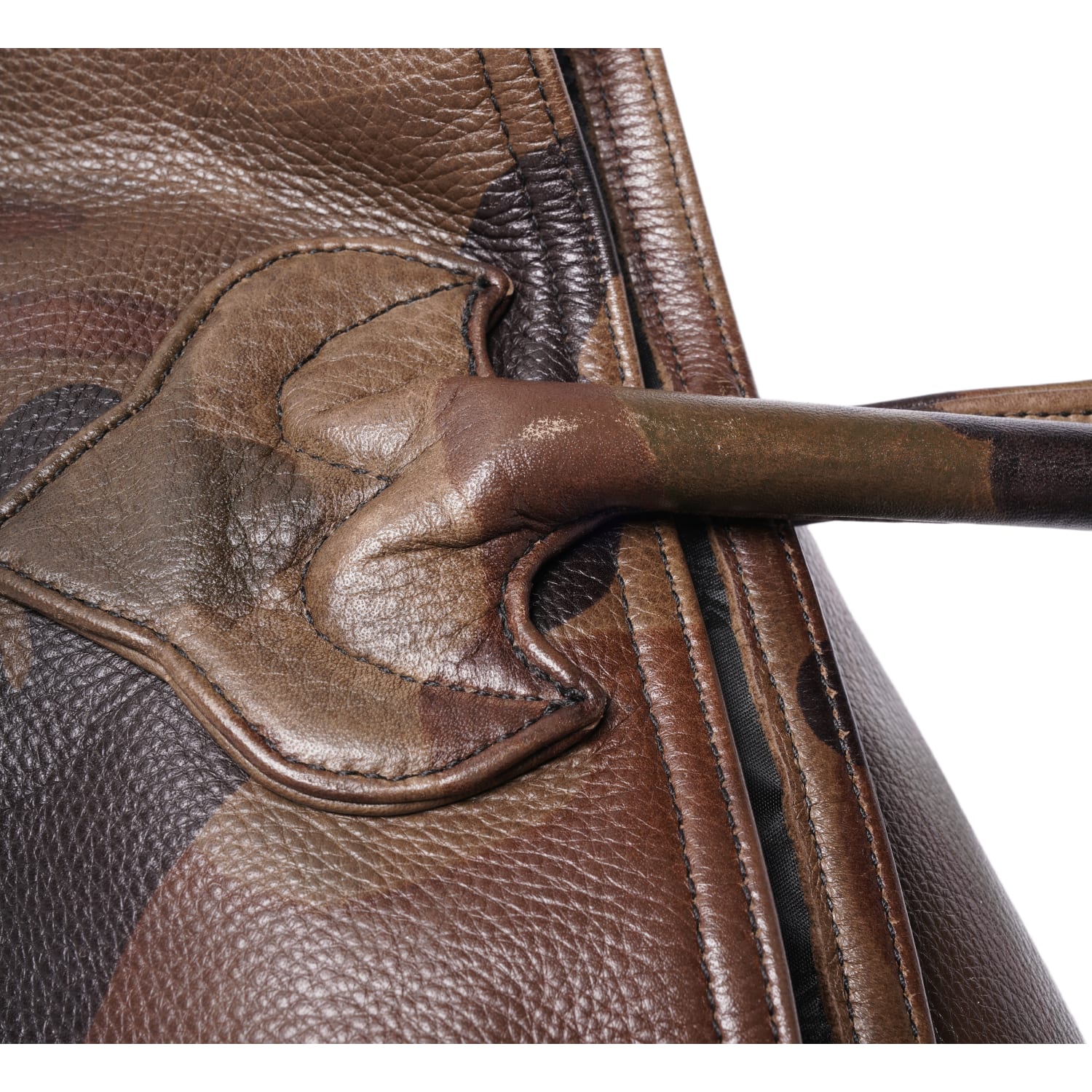 Chrome Hearts 'Leather Cross Patch' Camo Tote Bag - Image 5
