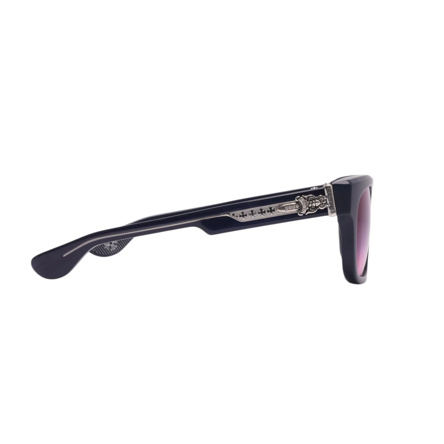 Chrome Hearts 'Matte Navy' Diamond Box Officer MPCK Sunglasses - Image 2