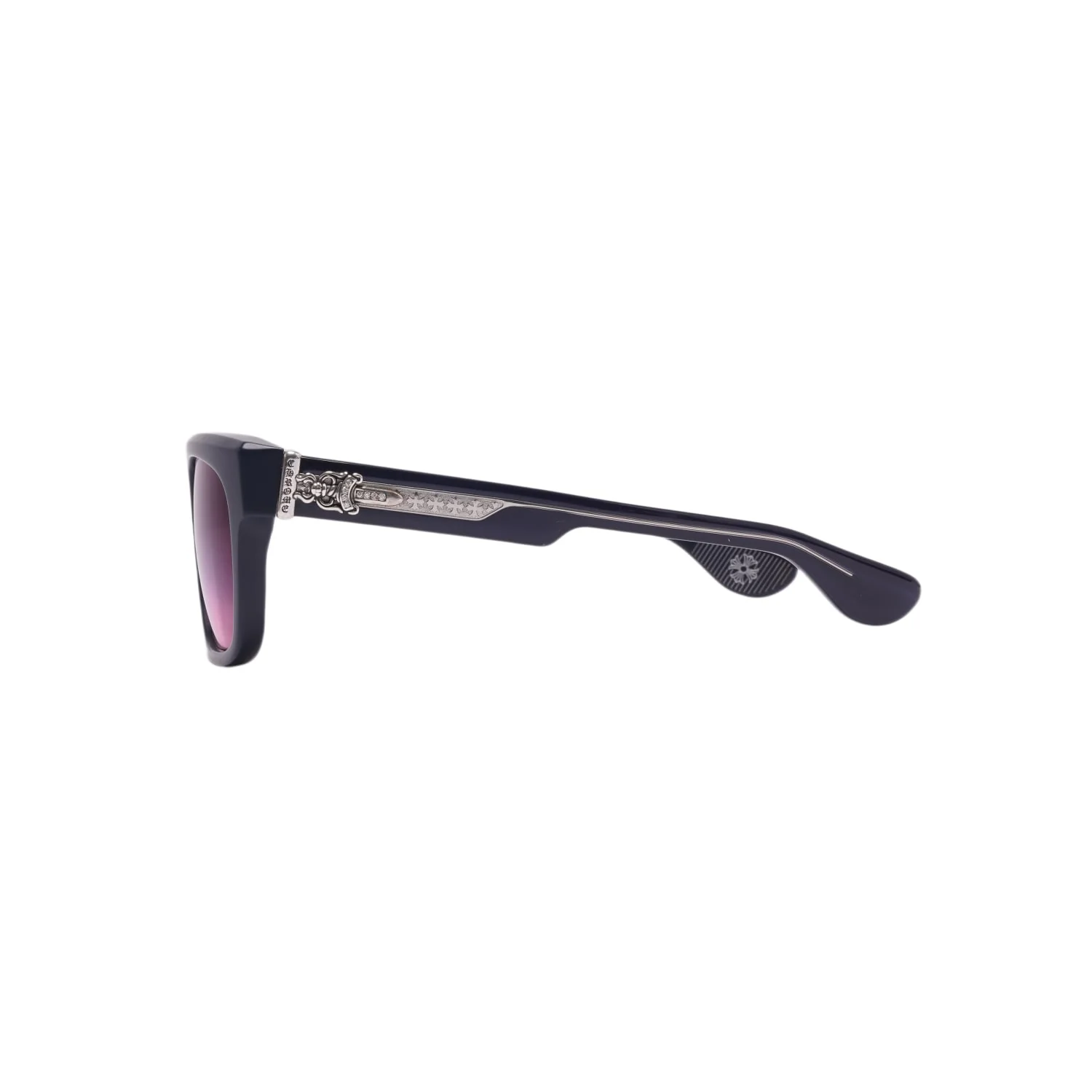 Chrome Hearts 'Matte Navy' Diamond Box Officer MPCK Sunglasses - Image 3