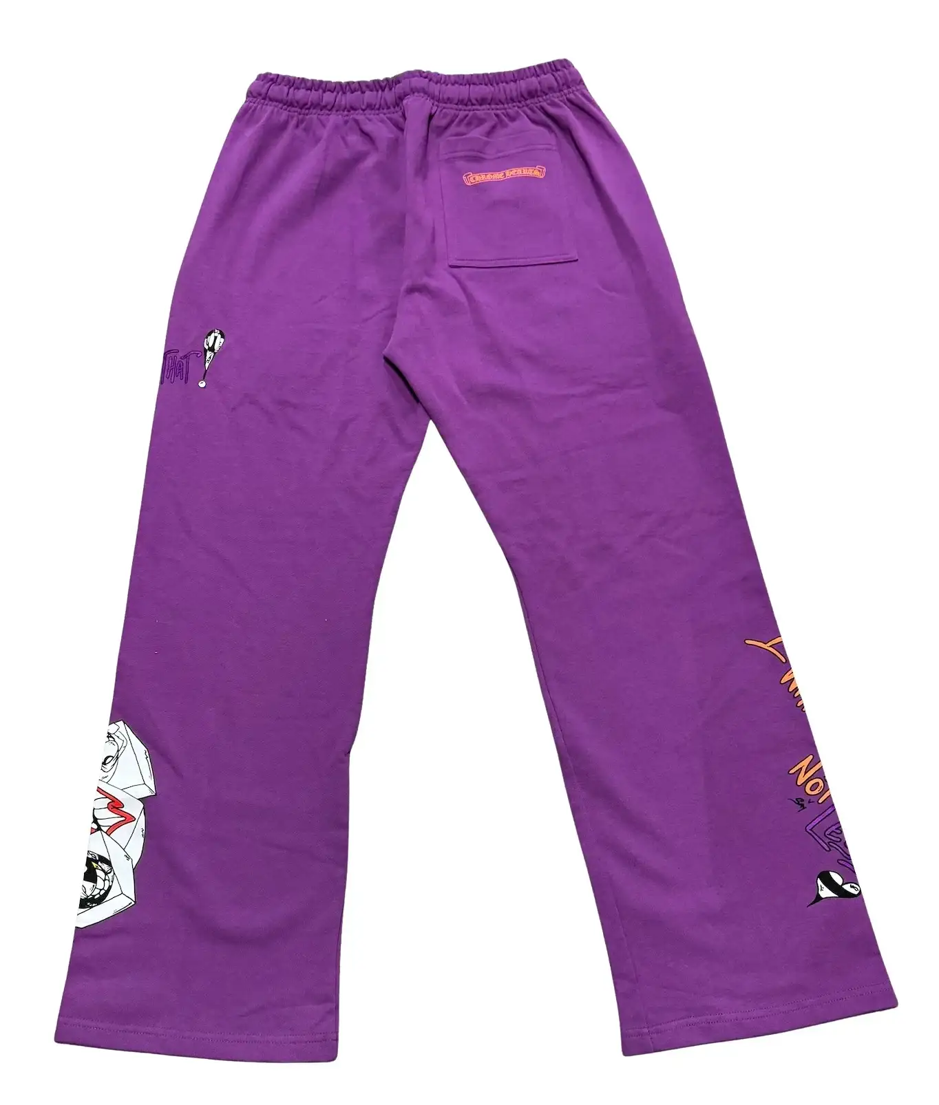 Chrome Hearts Matty Boy 'More Not Less' Purple Tee Sweatpant Set - Image 3