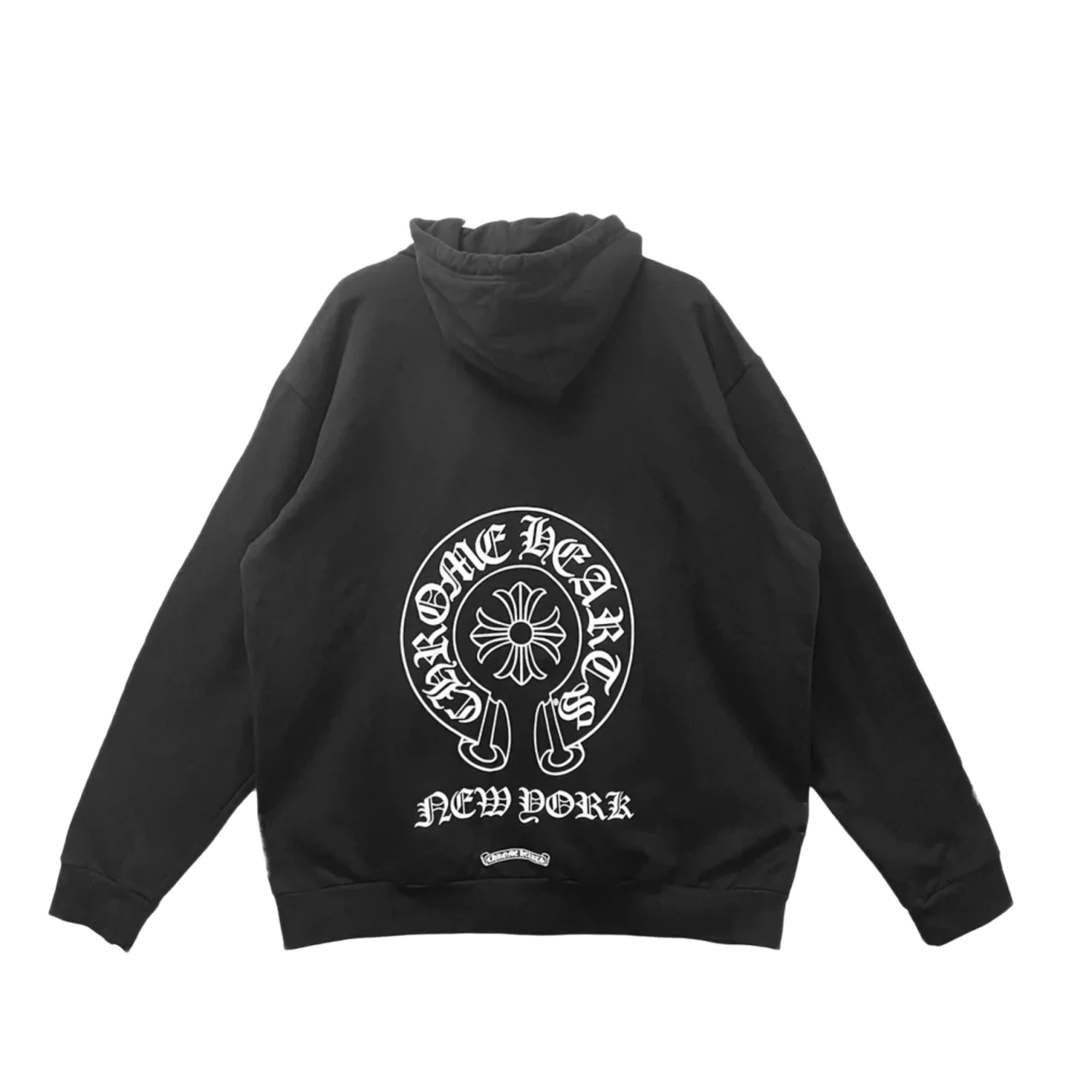 Chrome Hearts 'New York' Horseshoe Zip Up Black Hoodie - Image 2