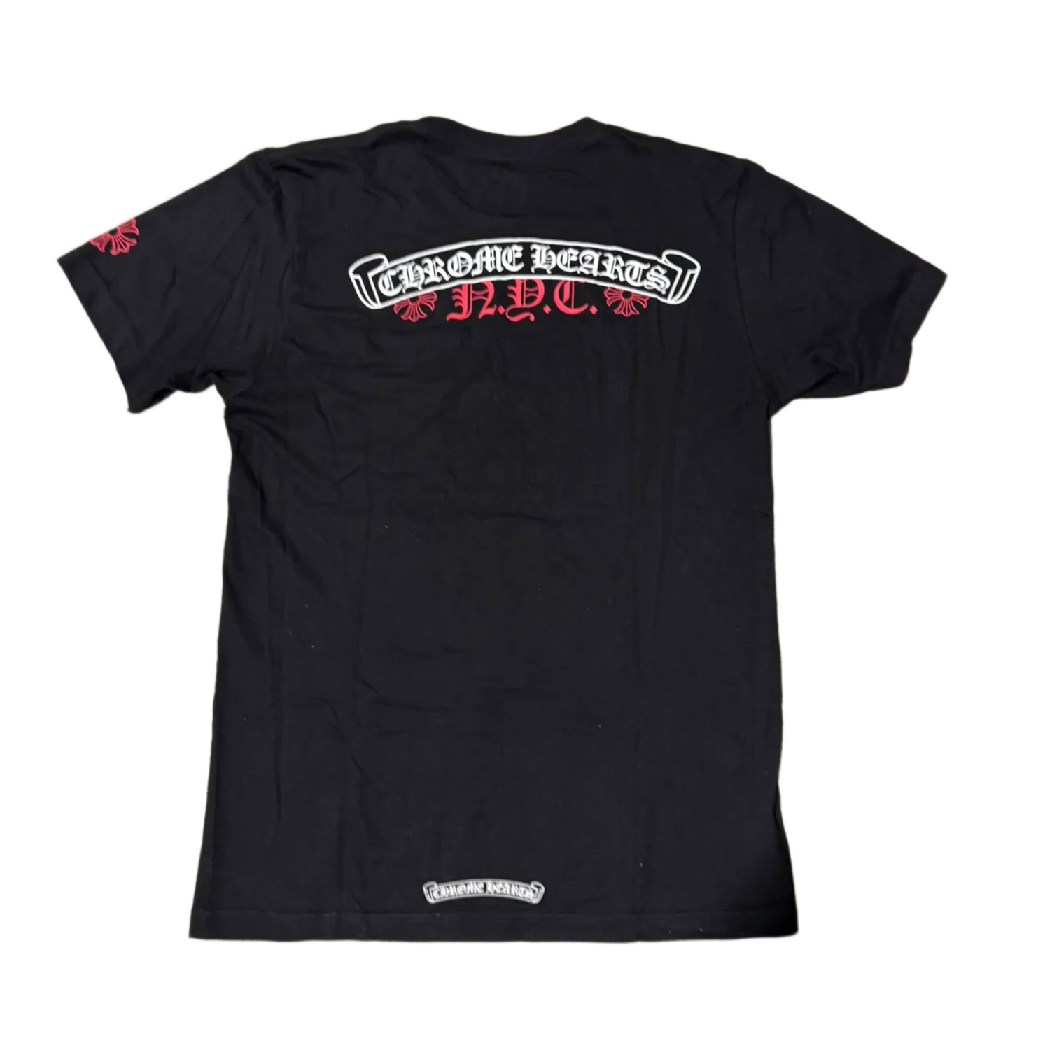 Chrome Hearts 'NYC Exclusive' Black Pocket Tee - Image 2