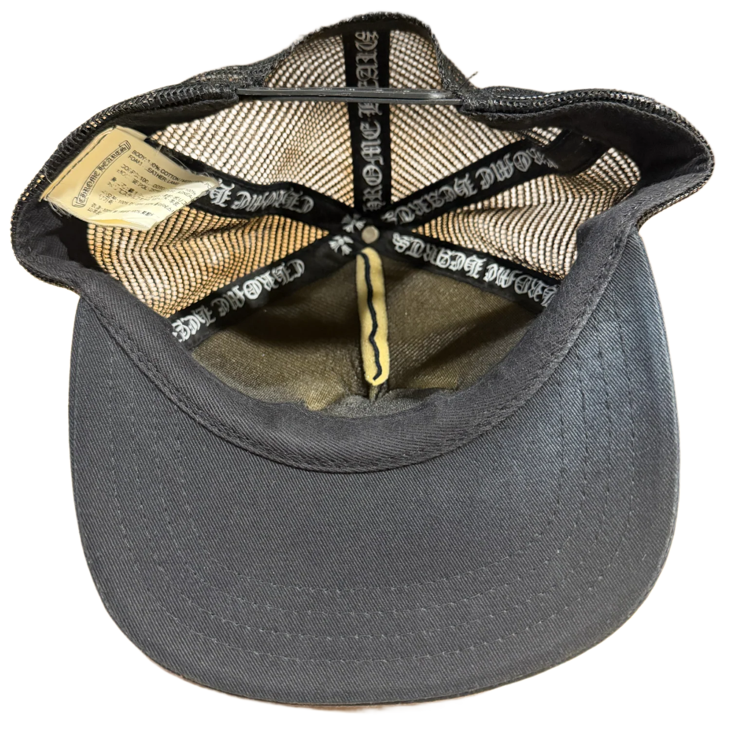 Chrome Hearts 'Rolling Stones' Black Trucker Hat - Image 3