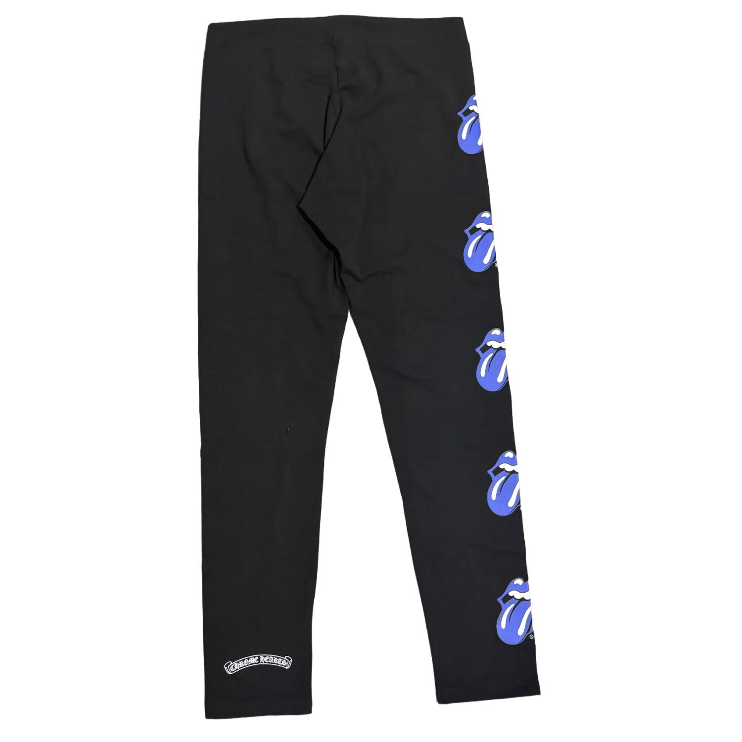 Chrome Hearts 'Rolling Stones' Blue Lips Leggings - Image 2