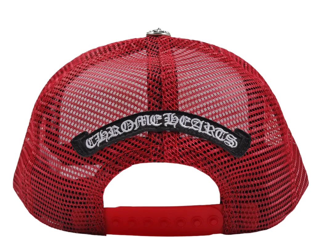 Chrome Hearts 'Sex Records' Red Trucker Hat - Image 2