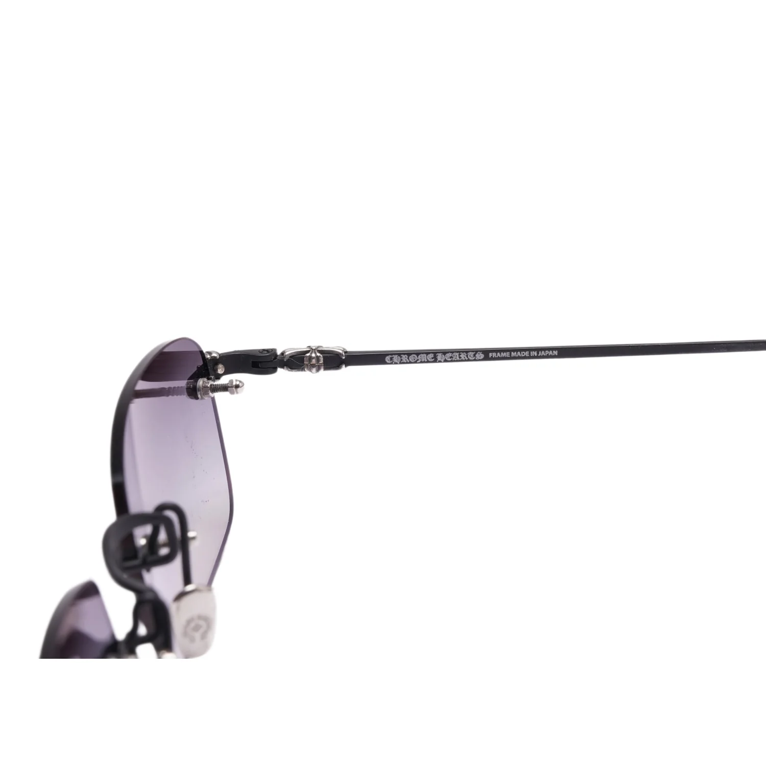 Chrome Hearts 'Sinnergasm II' Black/Silver Sunglasses - Image 5