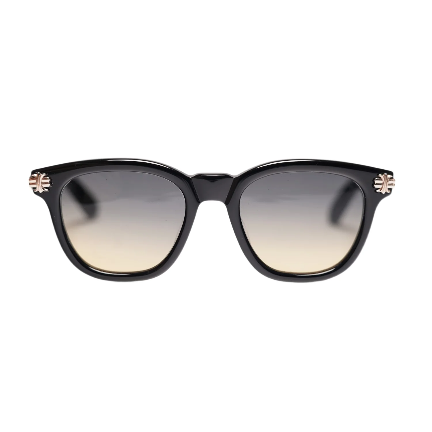 Chrome Hearts 'Smoke Show' Diamond Black/Gold Sunglasses