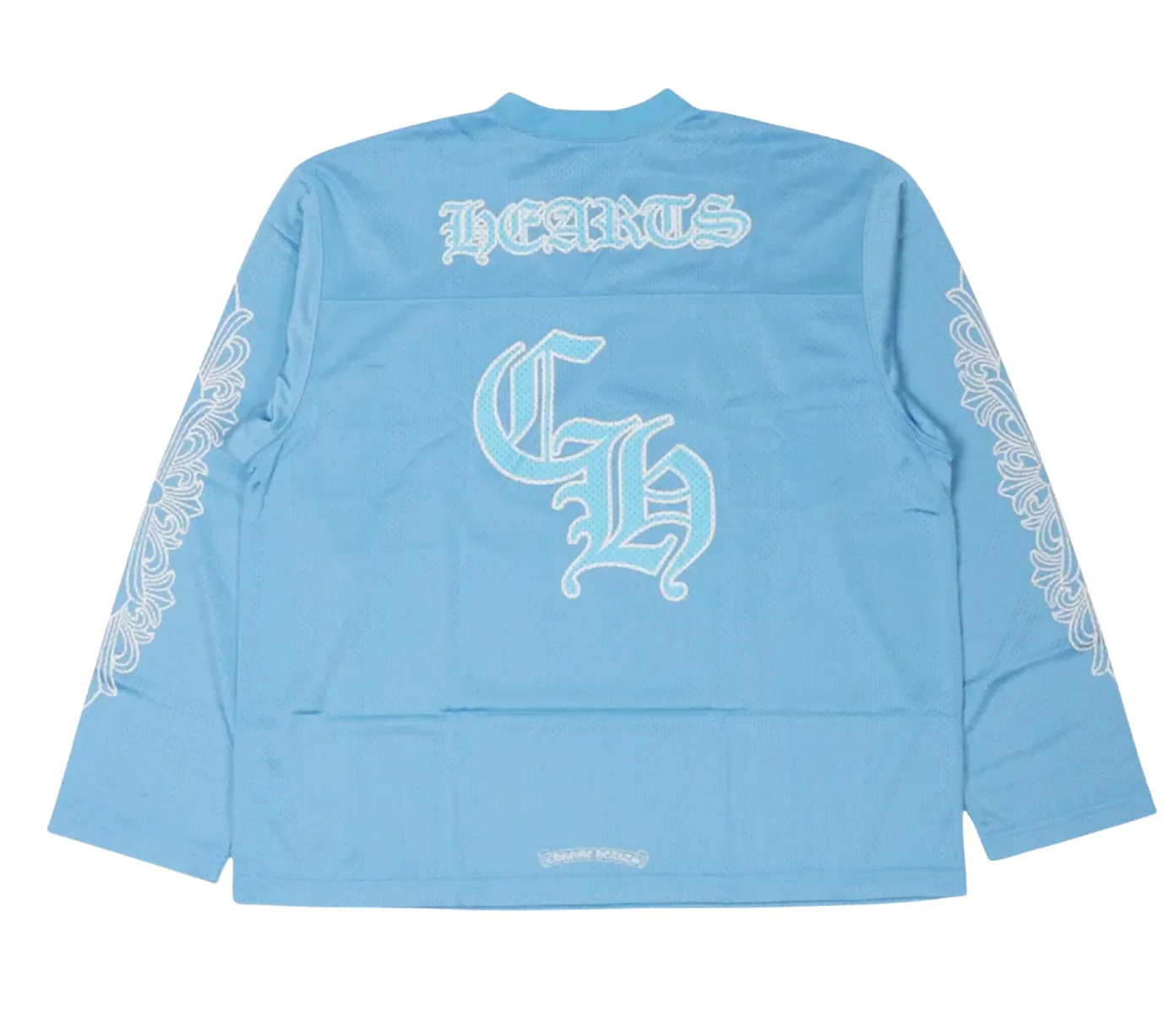 Chrome Hearts Sports Mesh Warm Up Jersey Blue - Image 2