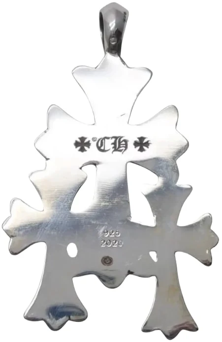 Chrome Hearts 'Triple Cross' Pendant - Image 2
