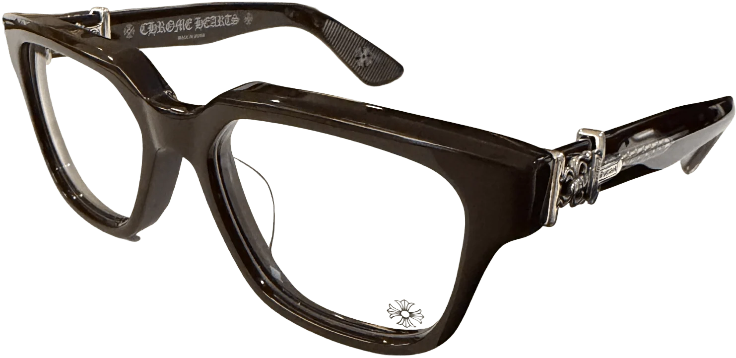 Chrome Hearts 'Vagillionaire II' Brown Silver Glasses