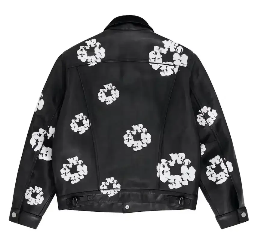 Denim Tears x Levi's Leather Cotton Wreath Black Denim Set - Image 3