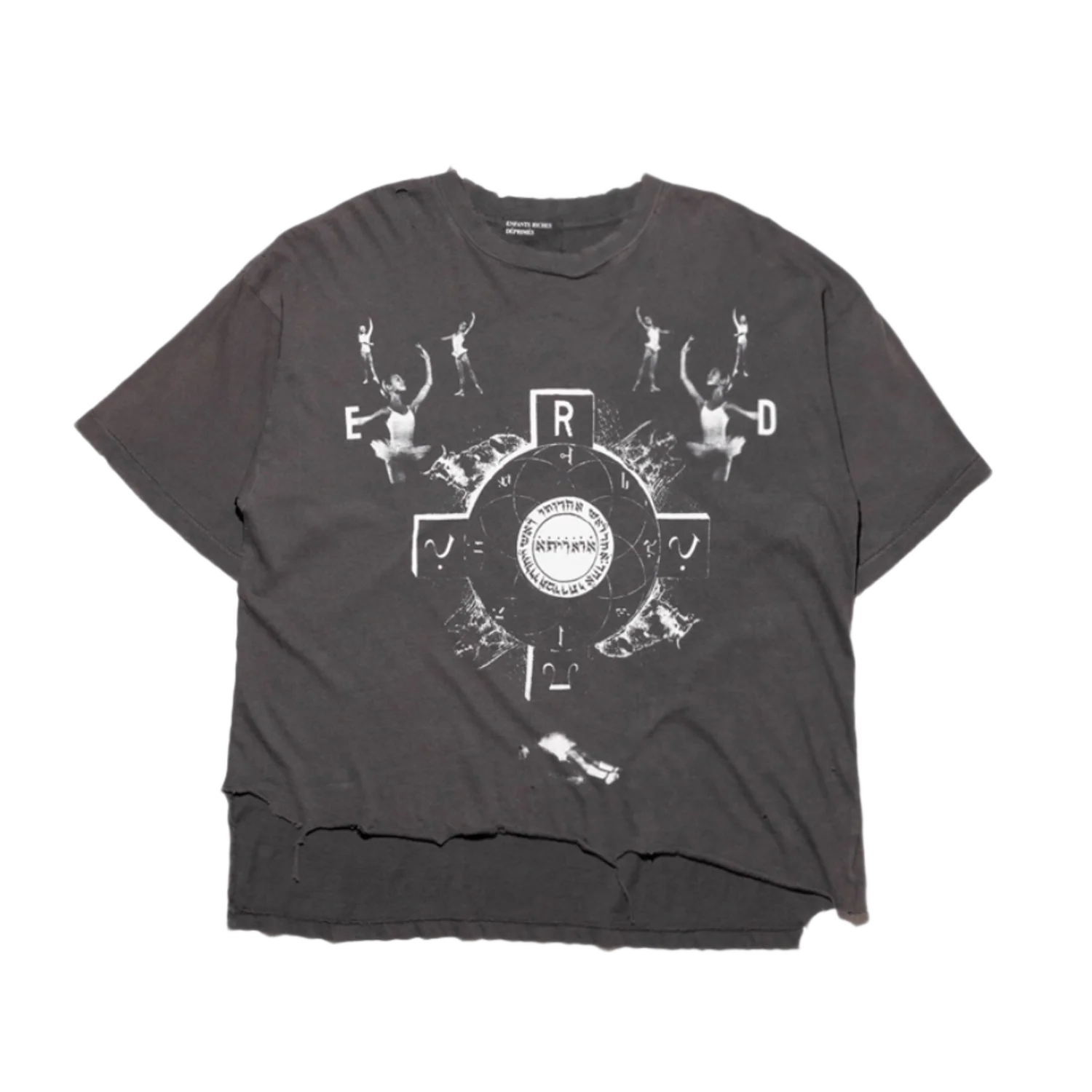 Enfants RIches Déprimés 'Bed of Nails' Washed Black Tee
