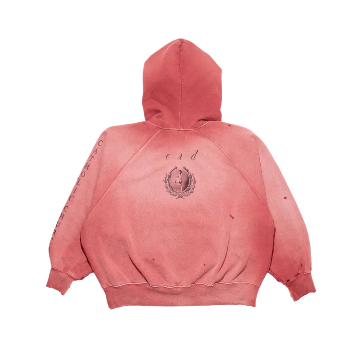Enfants Riches Déprimés 'Burnt Red' Oklahoma Church Afterhood Hoodie - Image 2