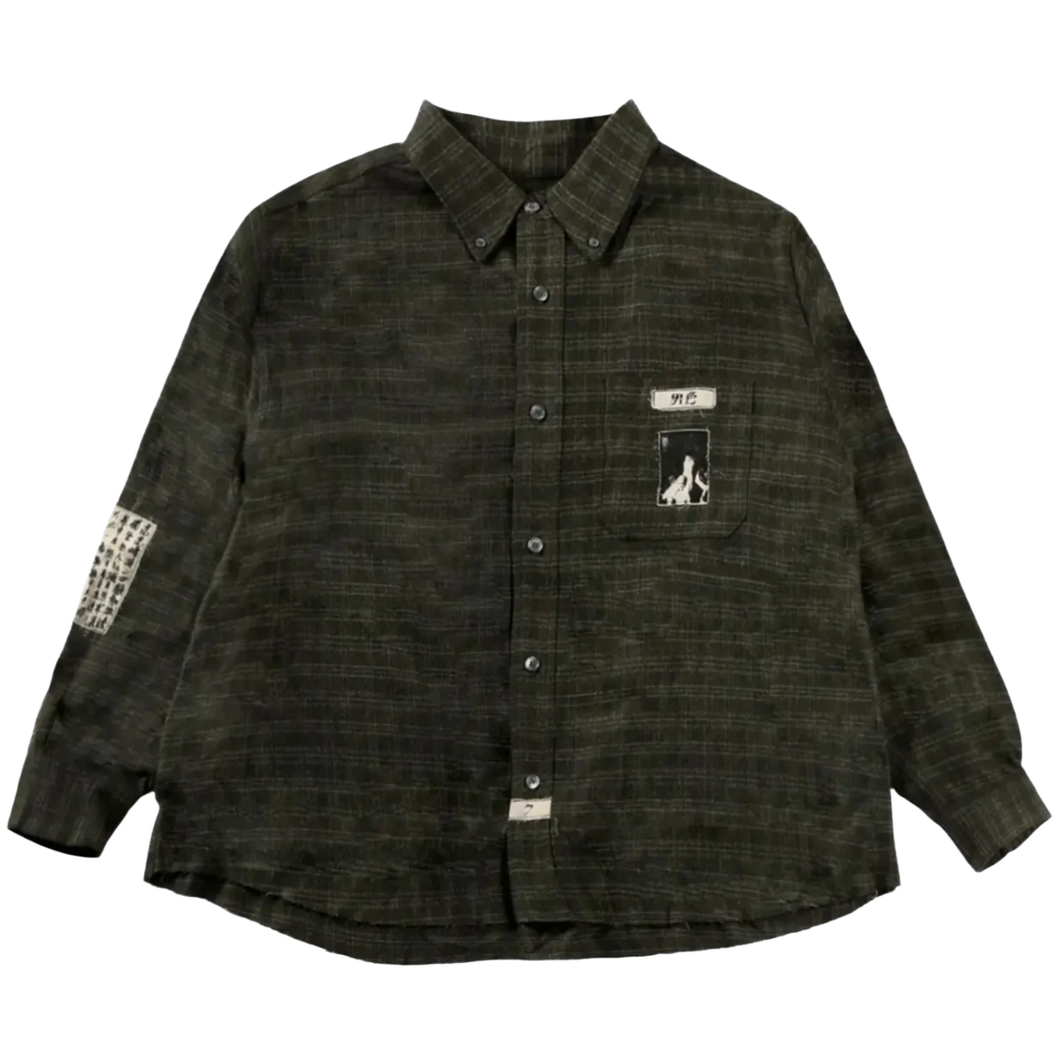 Enfants Riches Déprimés 'Green Plaid' Flannel Shirt