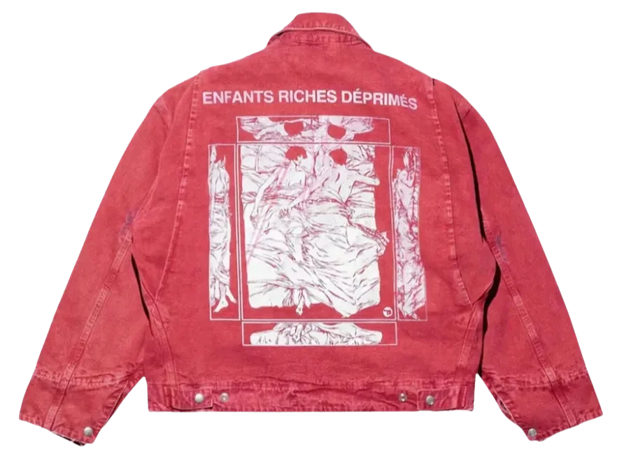 Enfants Riches Déprimés 'Italian Romance' Red Work Jacket - Image 2