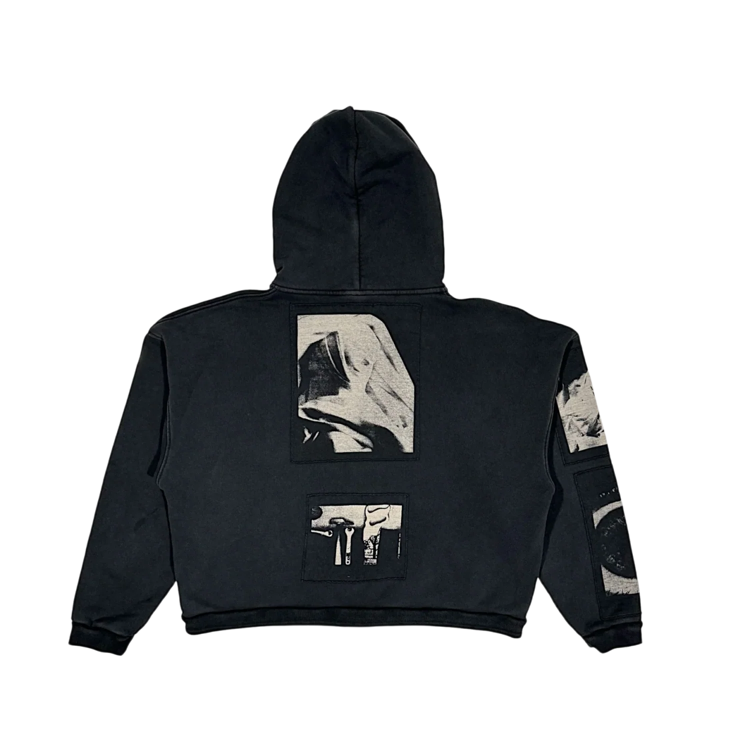 Enfants Riches Déprimés 'Madonna Assemblage' Black ZIp Up Hoodie - Image 2