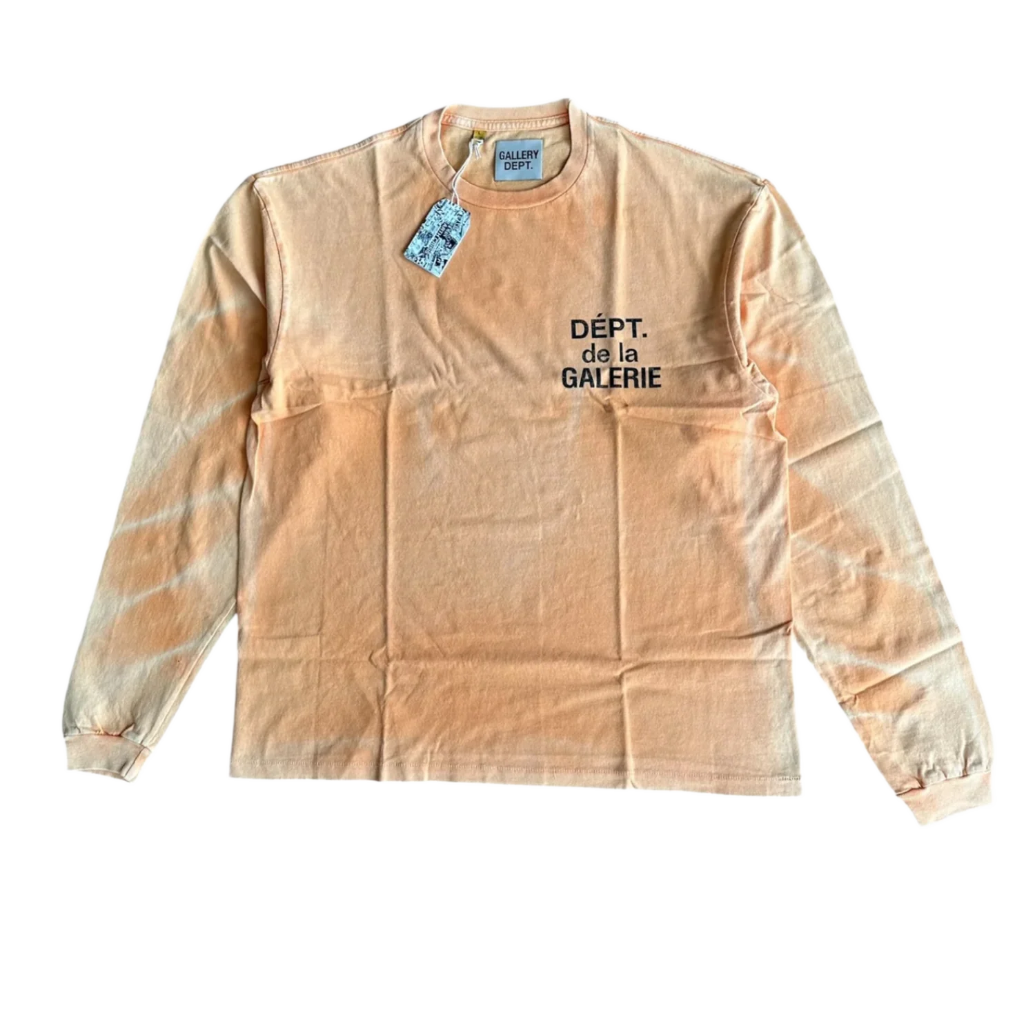 Gallery Dept Faded 'Orange' French Logo Longsleeve Tee - Image 2