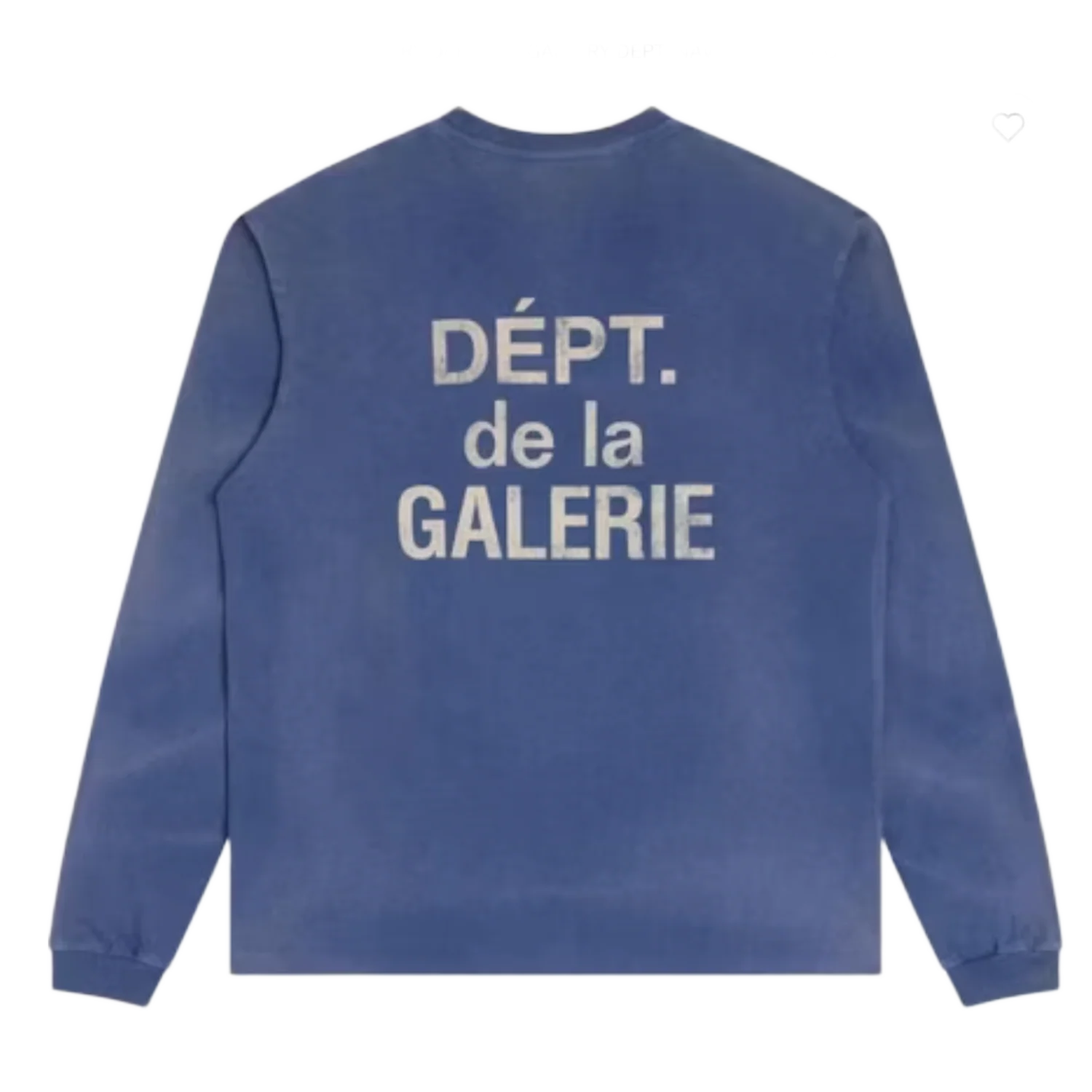 Gallery Dept. 'Navy' French Logo Long Sleeve Tee - Image 2