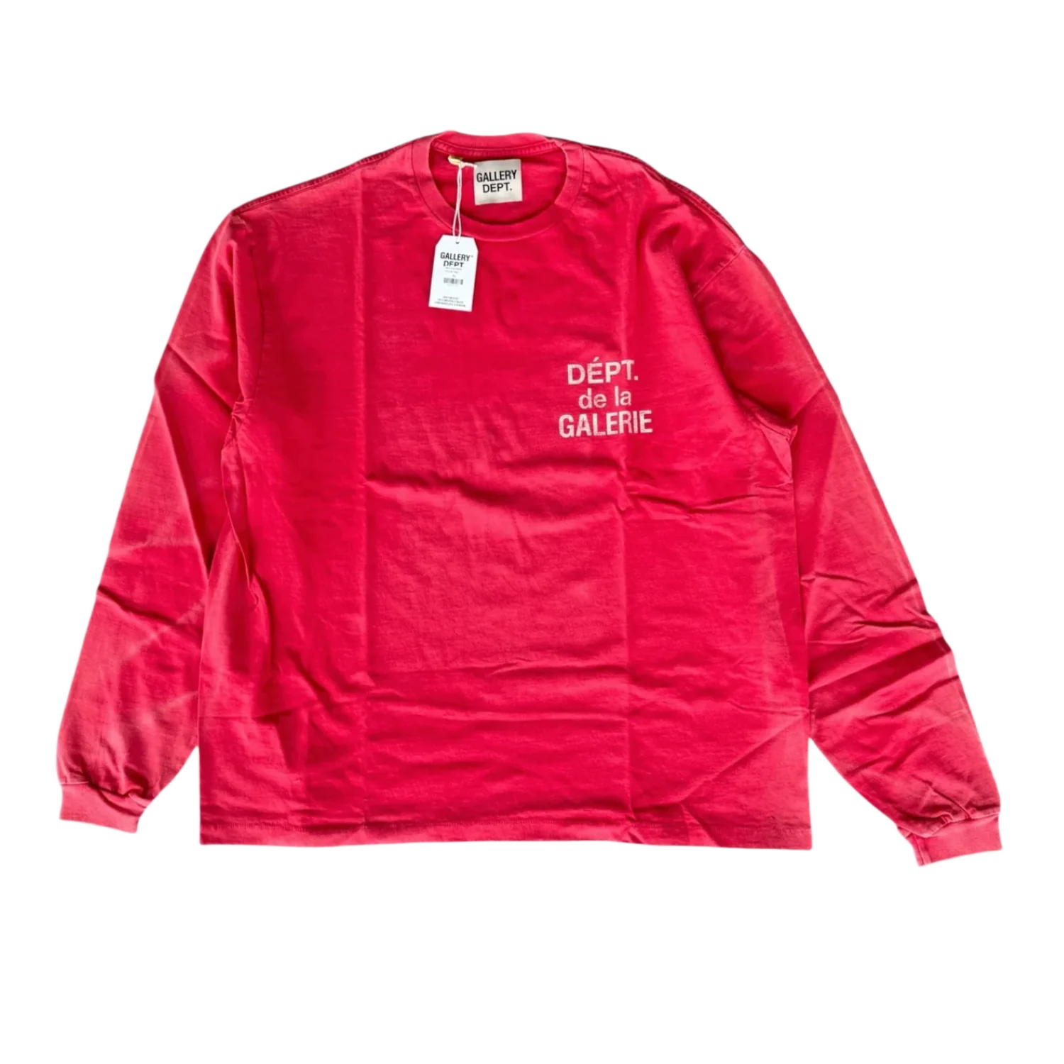 Gallery Dept 'Red' French Logo Longsleeve Tee