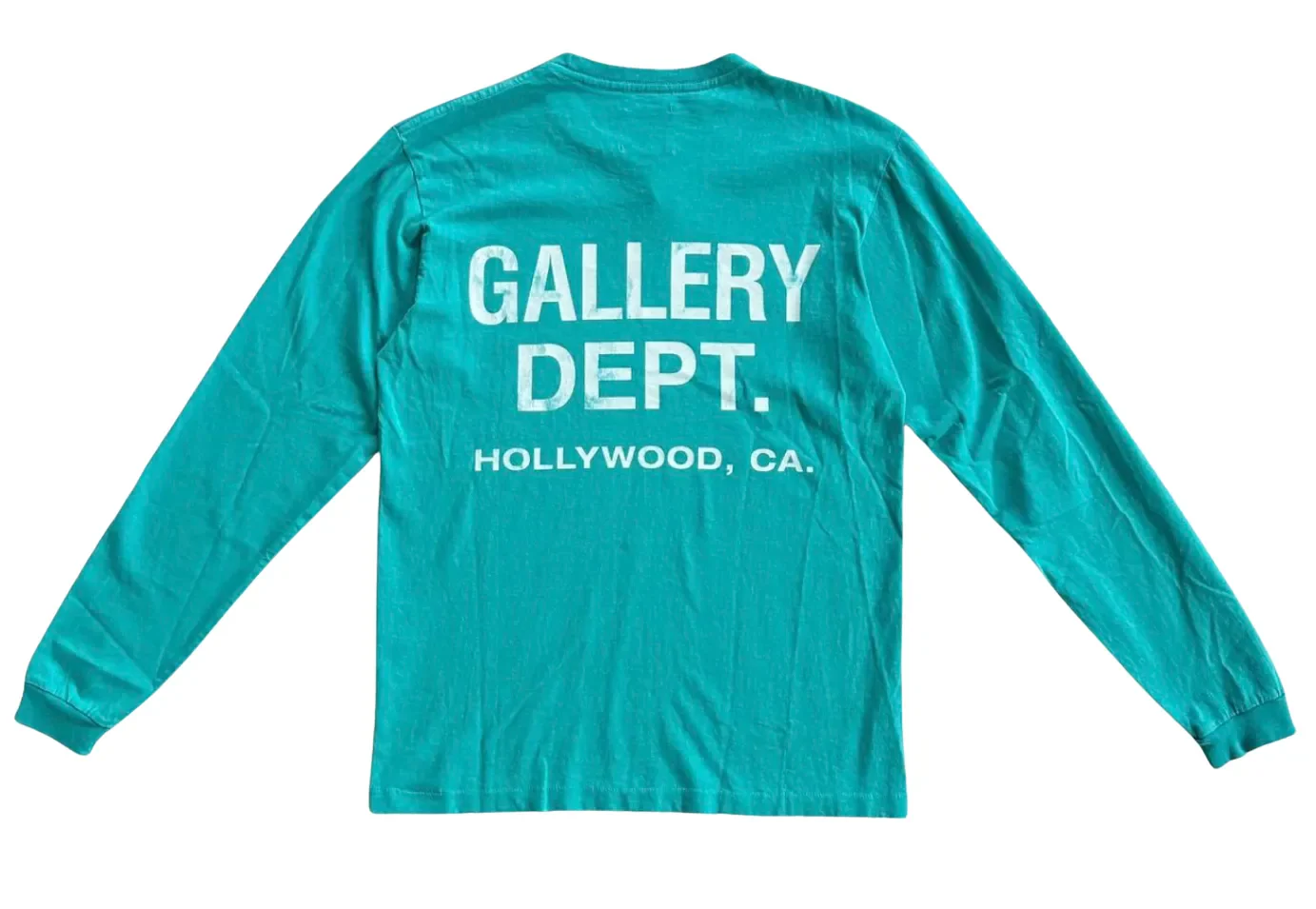 Gallery Dept Teal Souvenir Logo Longsleeve - Image 2