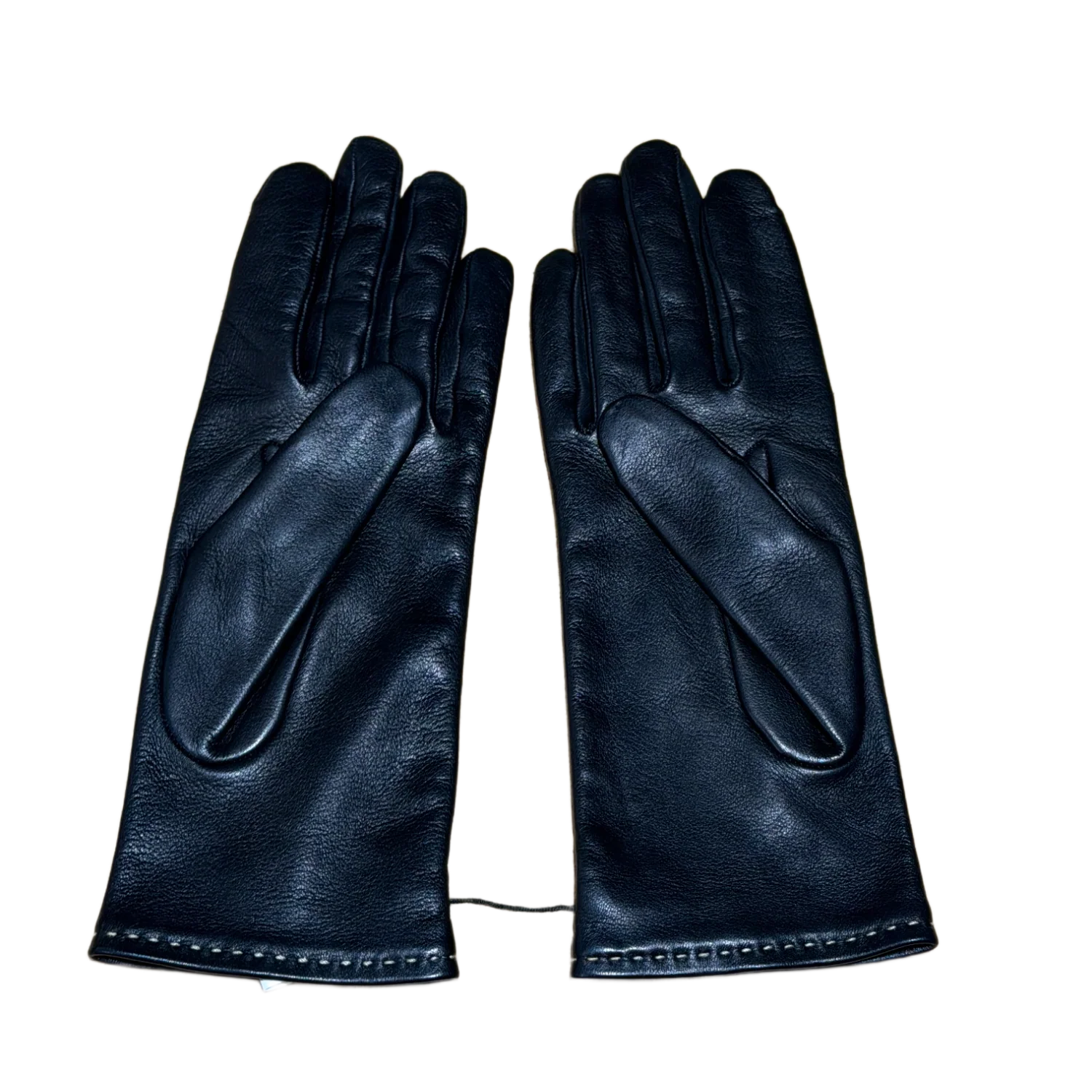 Goyard 'Black' Leather Driving Gloves - Image 2