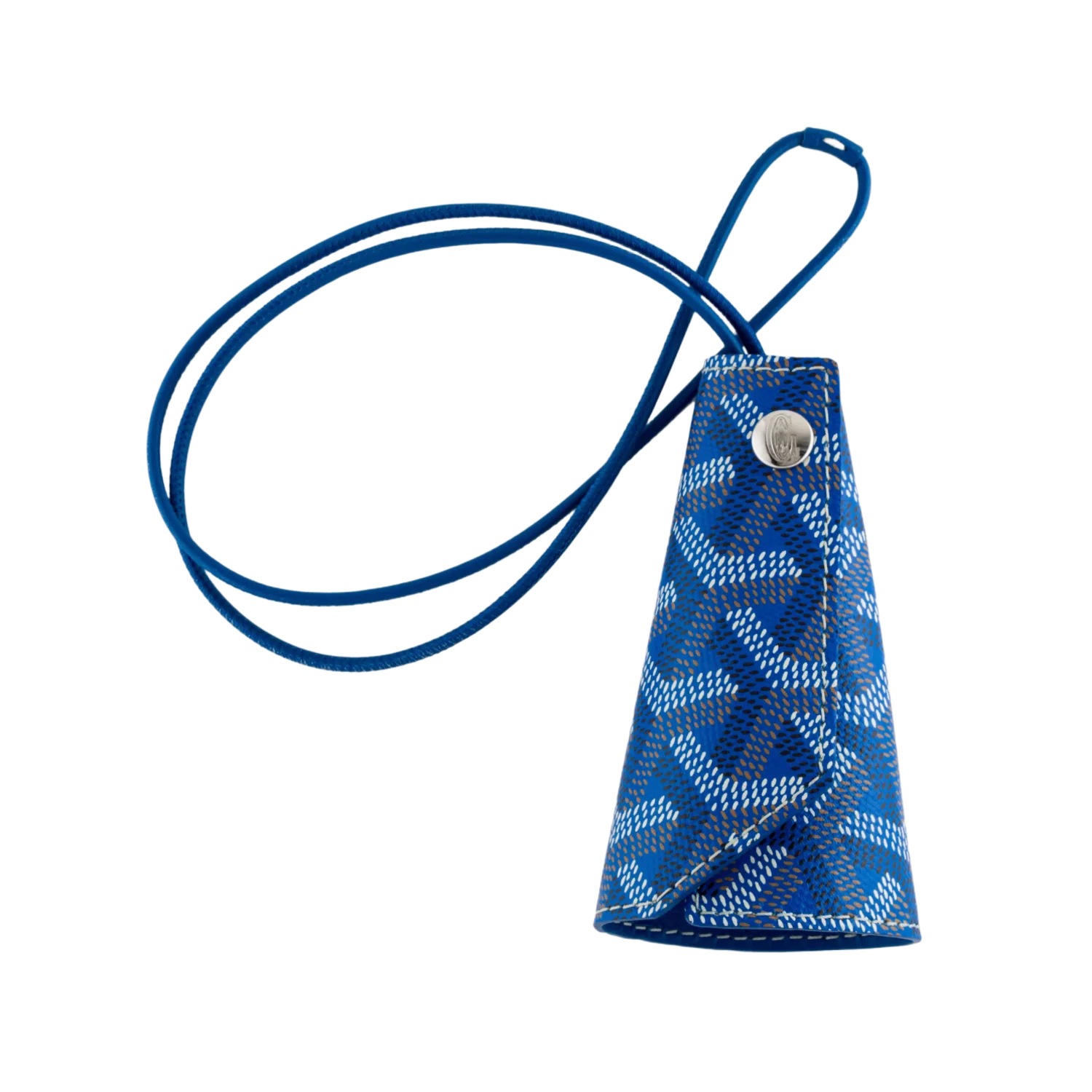 Goyard 'Chambellan Blue' Bag Charm Case