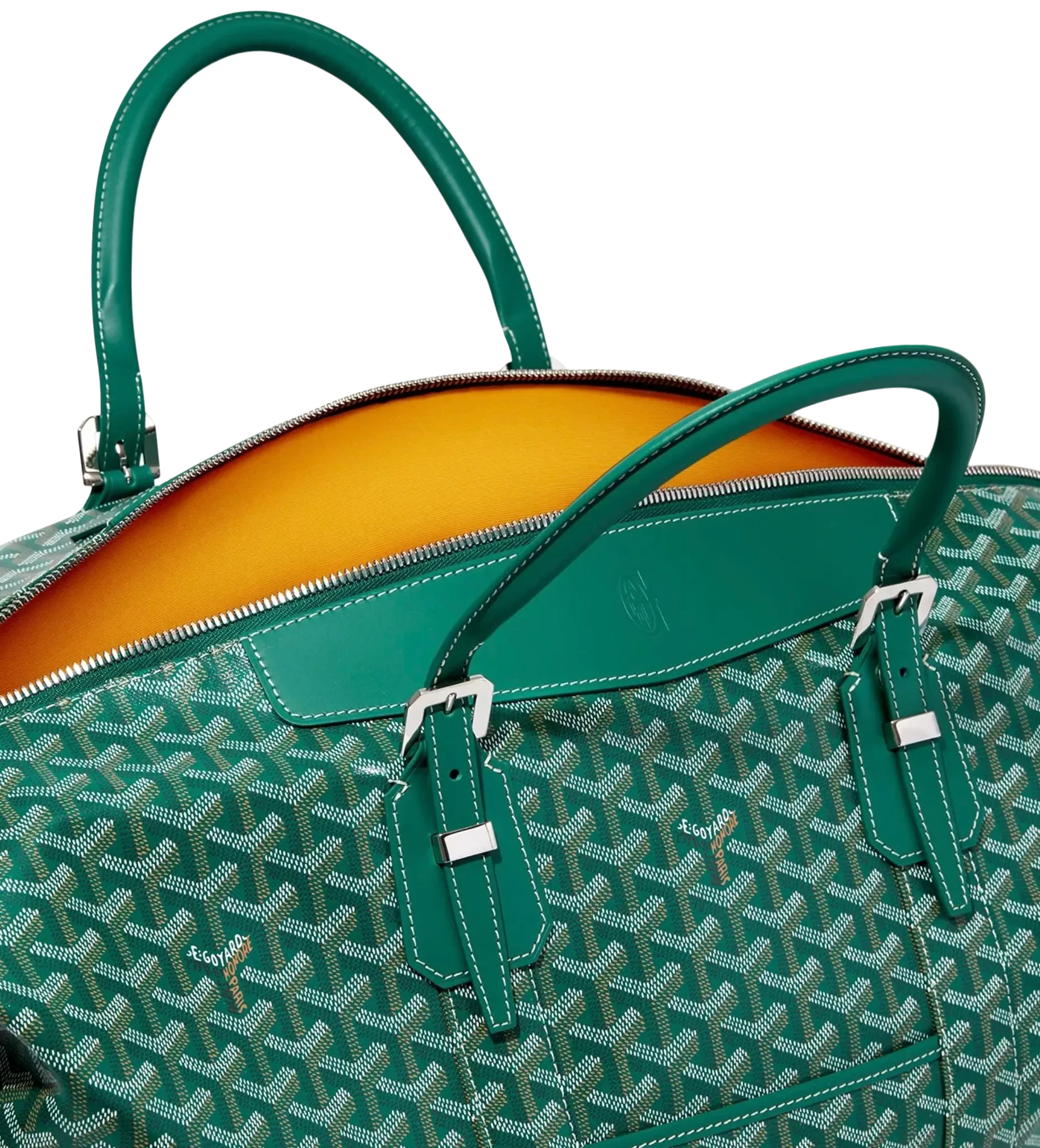 Goyard Green 'Boeing 55' Duffle Bag - Image 2